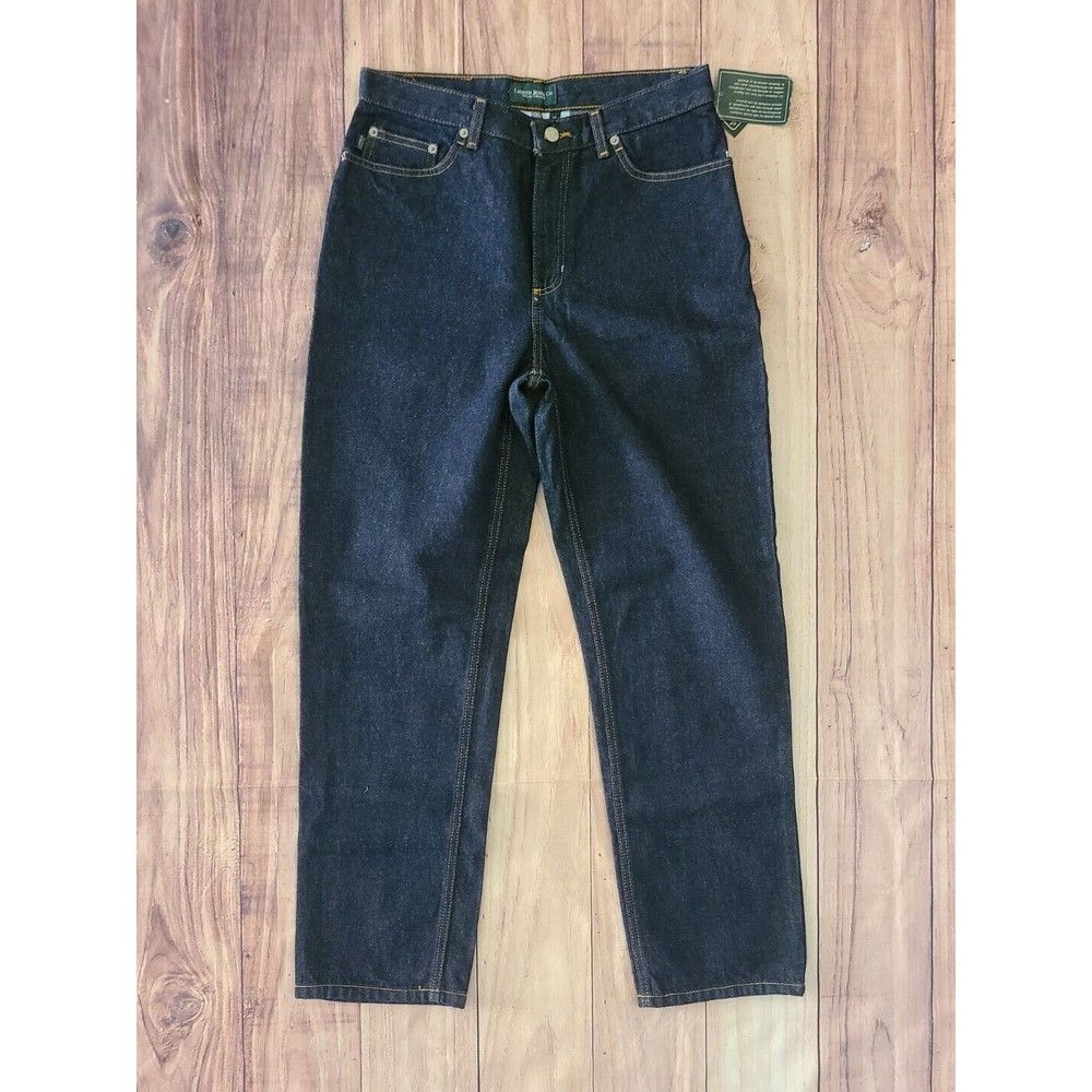 NWT Lauren Ralph Lauren Sz.10 30x29 Women Classic Straight Slimming Blue Jeans